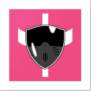 Lightspeed Rescue Pink Ranger Visor Posters and Art